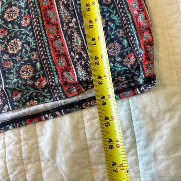 Lulus Kiss the Sky Navy Blue Print Midi Dress. Size XS. - Picture 10 of 12